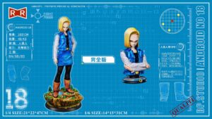 Cell Android 18 Statue Uncensored