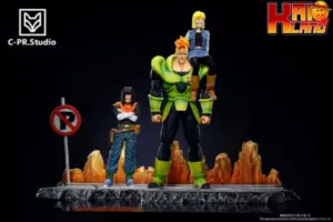 Cell Android 18 Statues