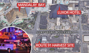Las Vegas Shooting Map