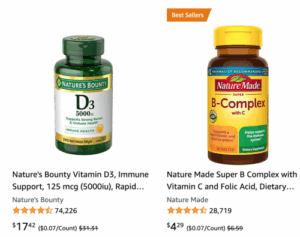 Nature Made Vs Natures Bounty