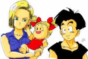 Android 18 And Krillin Fanart