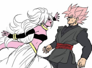 Android 21 X Goku Black