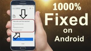 Android Err_connection_reset